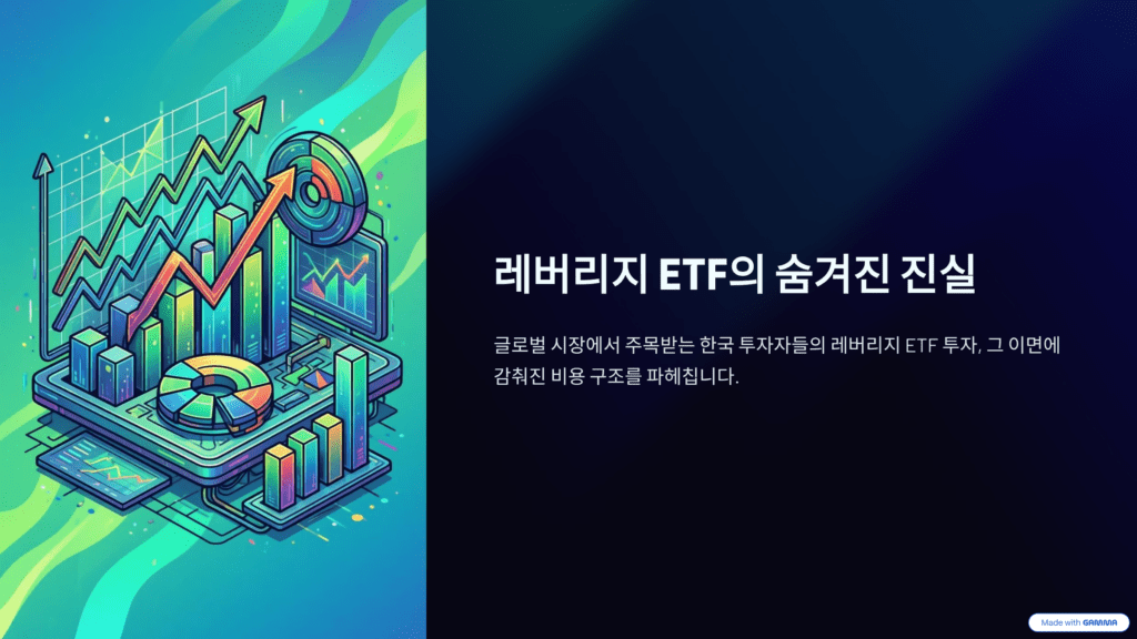 레버리지 ETF를 설명합니다. 