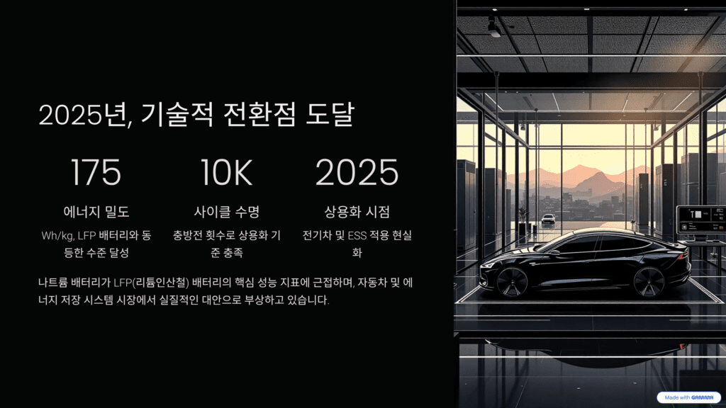 나트륨 배터리의 진화를 설명하는 이미지입니다. CATL의 기술적 전환점을 설명합니다.