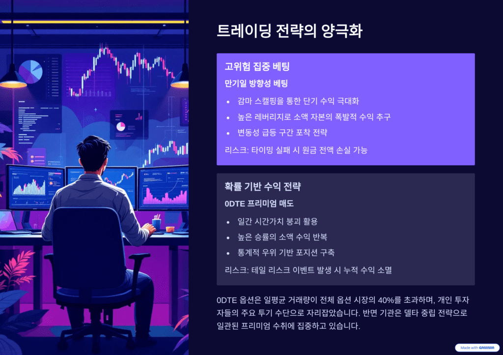 세마녀의 날, 0DTE를 설명하는 이미지입니다. 트레이딩 전략입니다.