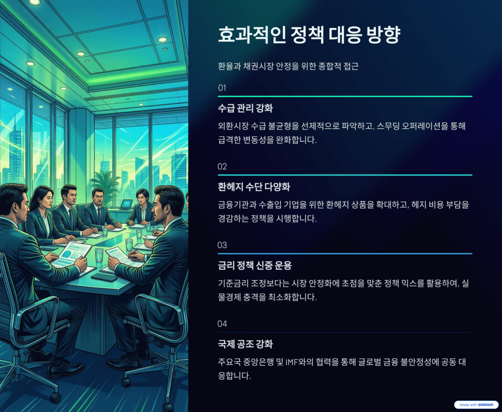 해외주식 관련 이미지입니다. 환율 관련 정책입니다.