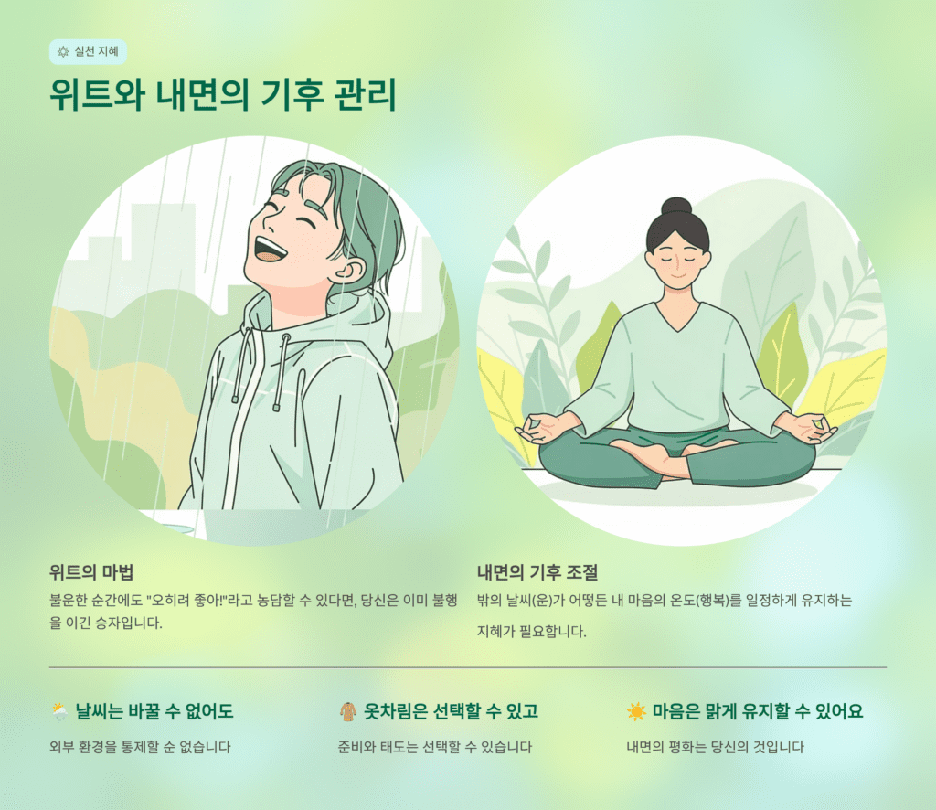 위트의 힘을 나타낸 그림입니다. 