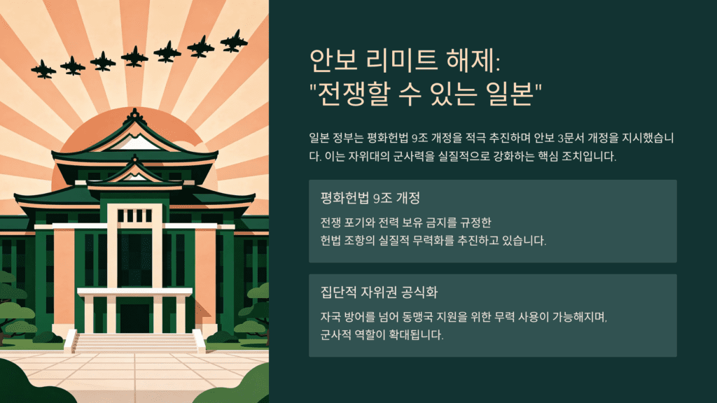 전쟁할 수 있는 일본입니다. 