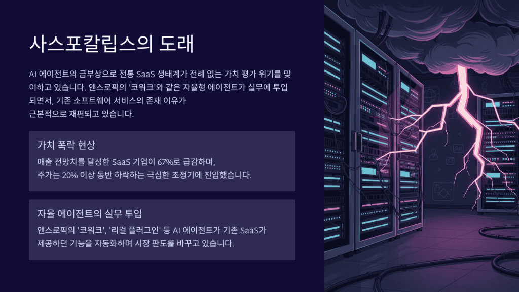 사스포칼립스의 도래입니다.