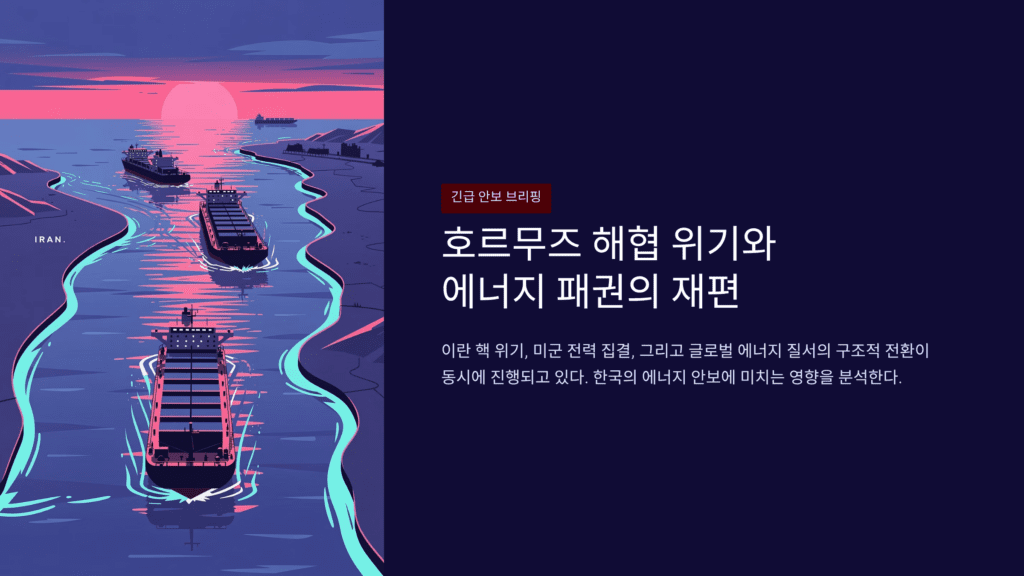 호르무즈 해협 위기