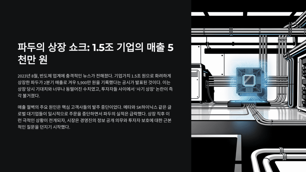 파두 사태 이미지입니다. 