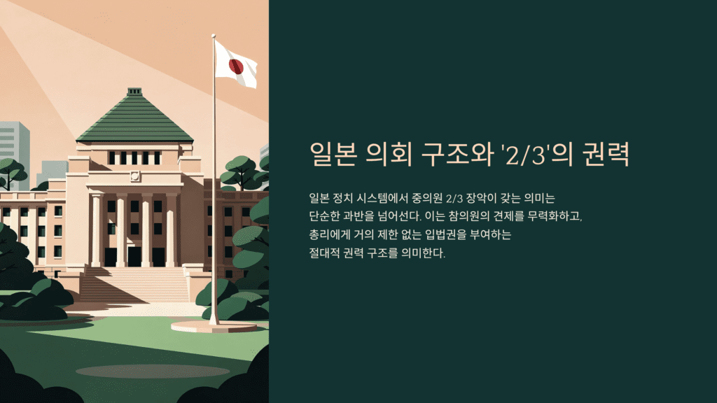 일본 자민당 의회 장악입니다. 