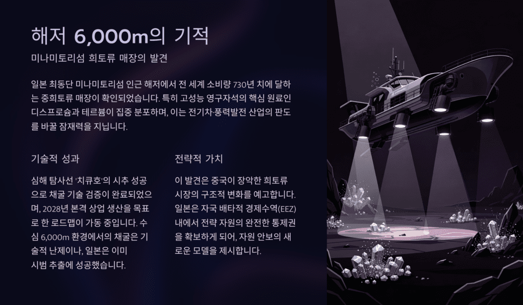 미나미토리섬 해저 가치입니다. 