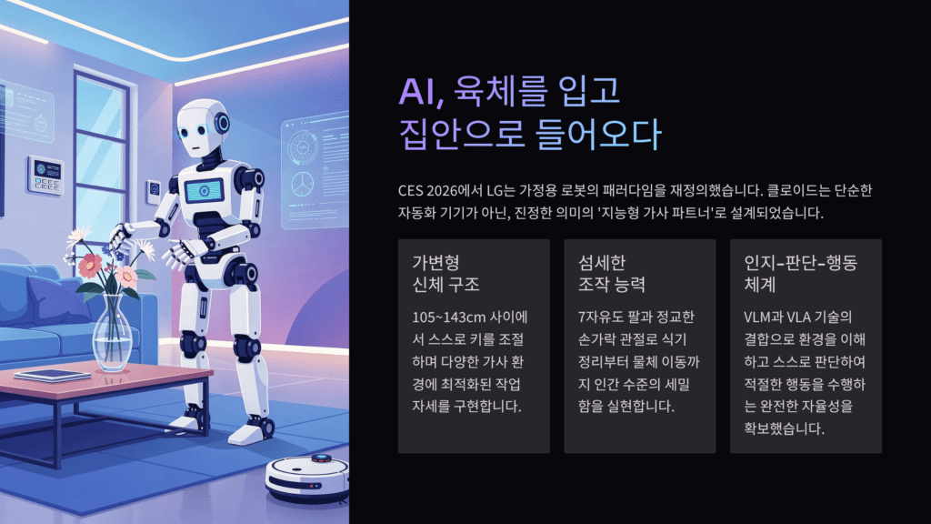 CES LG 클로이드 이미지입니다. 