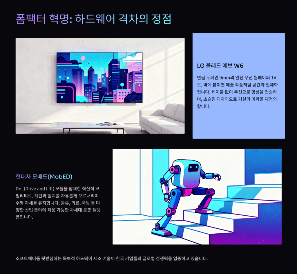 LG 폼팩터 혁명입니다. 올레드 TV