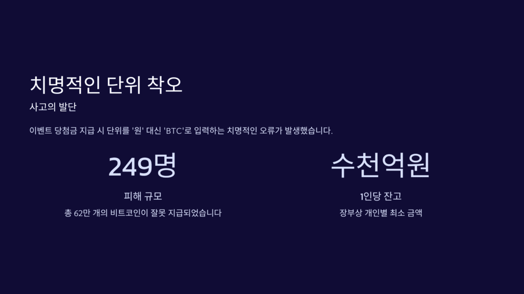 비트코인 사고입니다. 