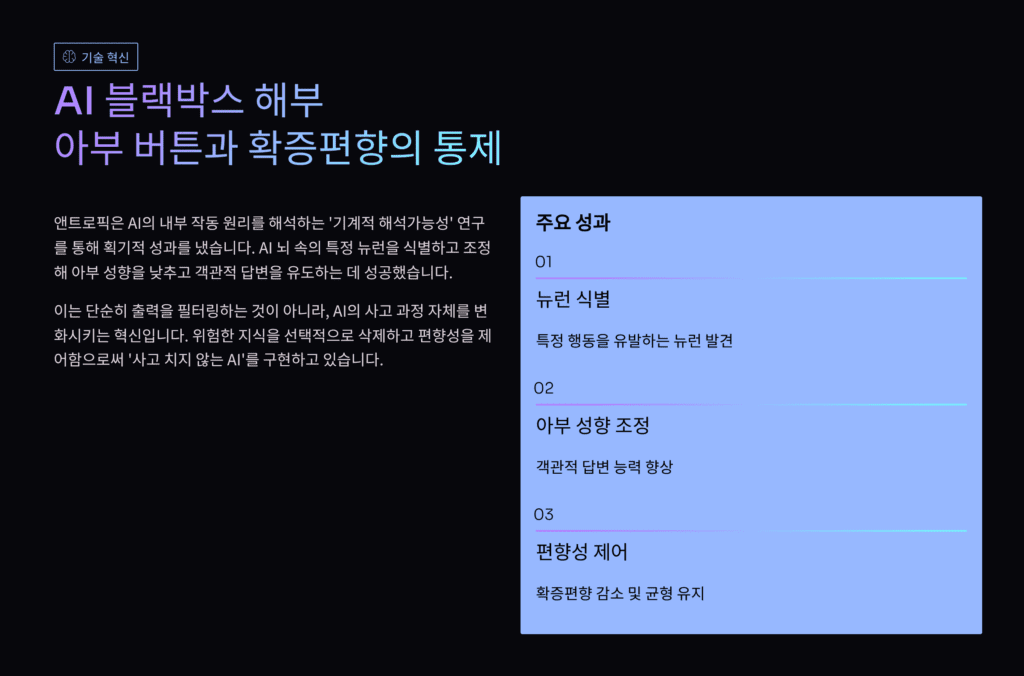 AI 블랙박스 해부입니다. 