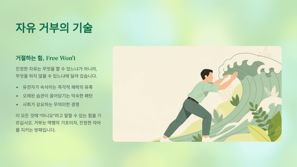 자유 거부의 기술입니다.