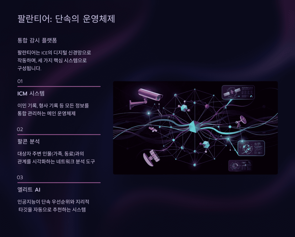 단속 운영체제 팔런티어입니다.