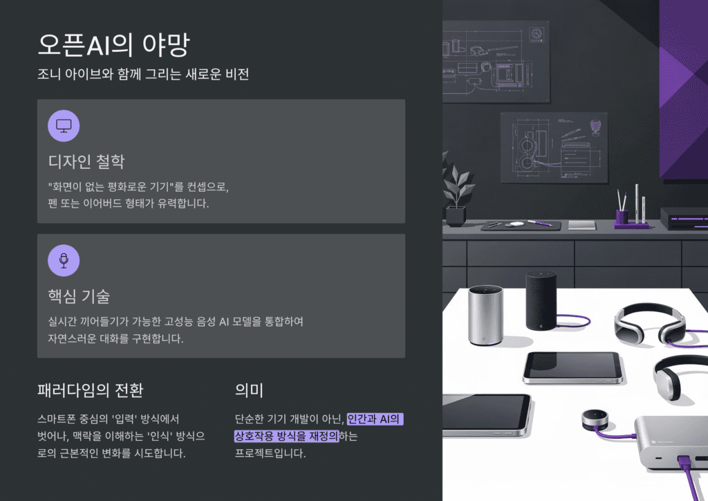 조니 아이브, 오픈 AI의 야망입니다. 