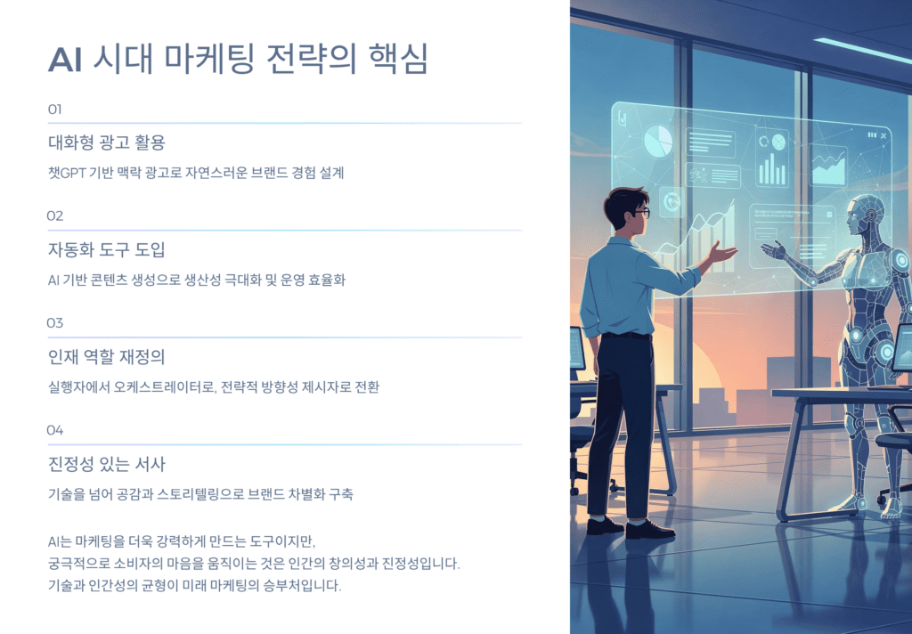 AI시대 마케팅 전략의 핵심입니다. 