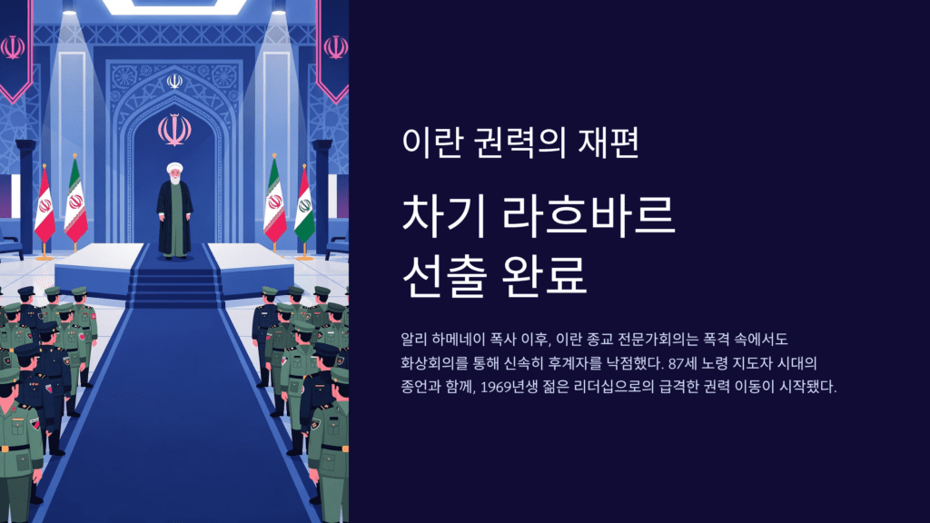 하메네이 라흐바르 선출