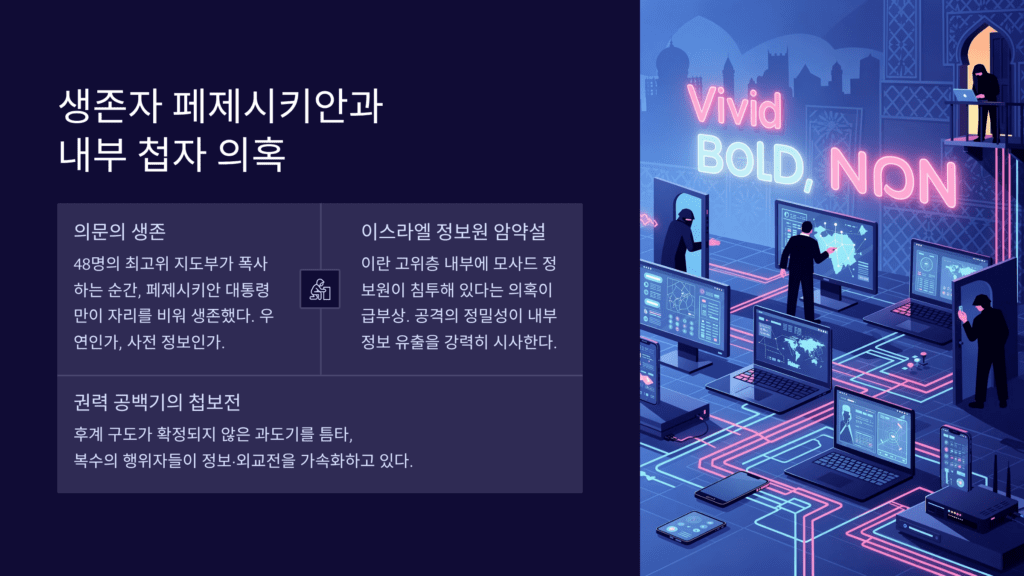 페제시키안 내부 첩자 의혹
